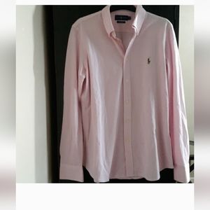 Ralph Lauren long sleeve knit polo shirt